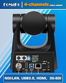 Amazon.com : FoMaKo NDI PTZ Camera, AI Auto-Tracking Gen 3